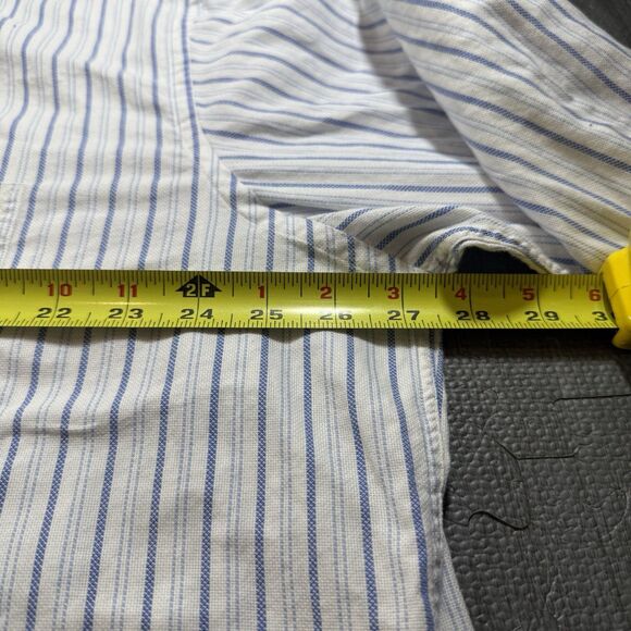 Tommy Hilfiger Button Up Mens Shirt 17.5/36-37 Long Sleeve Striped TLC - Picture 5 of 5